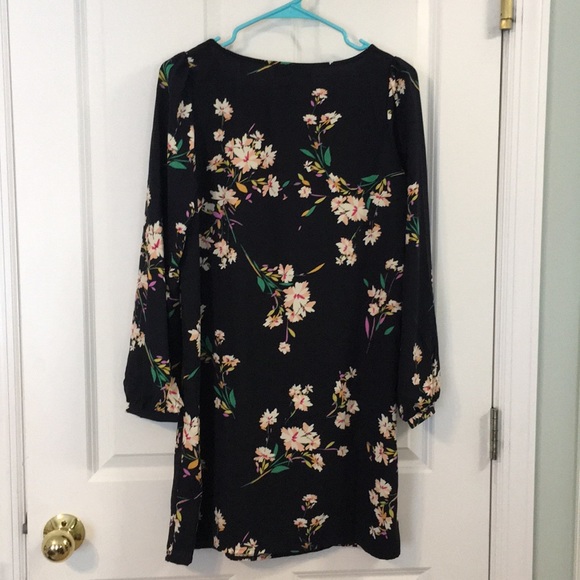 Navy Blue Floral Shift Dress from Lulu’s - Picture 3 of 5